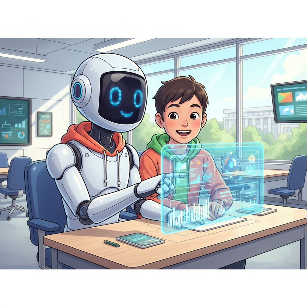 Read more about the article AI di Kelas? Bukan Robot Menggantikan Guru, tapi Partner Belajar yang Keren!